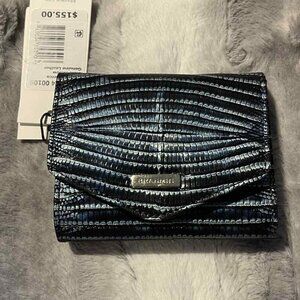 Blue Leather Brahmin Wallet